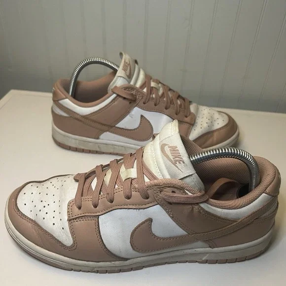 Nike Dunk Low Rose Whisper Women's Shoes Sneaker 9.5 White Pink Mauve DD1503-118 - Picture 2 of 9